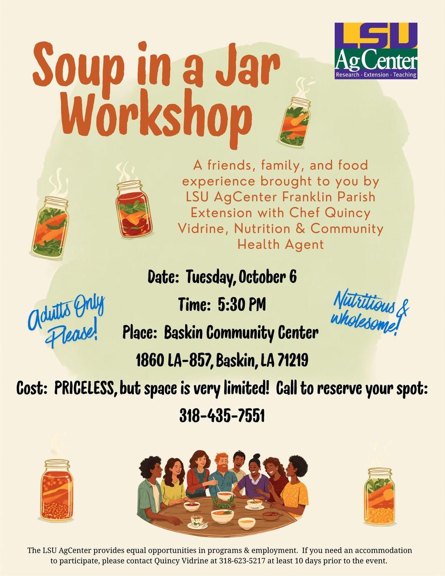 Soup Starter Workshop: Soup in a Jar