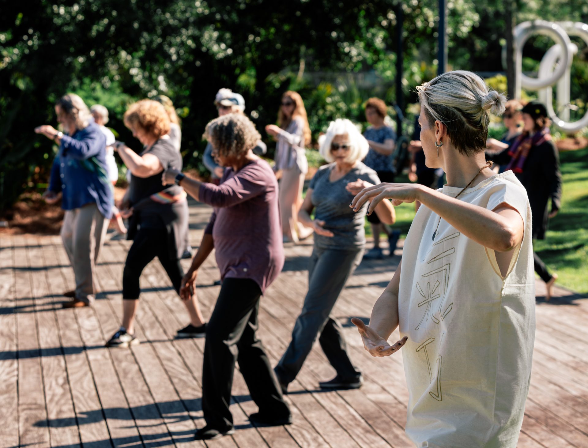 Tai Chi in the Besthoff Sculpture Garden Every Wednesday