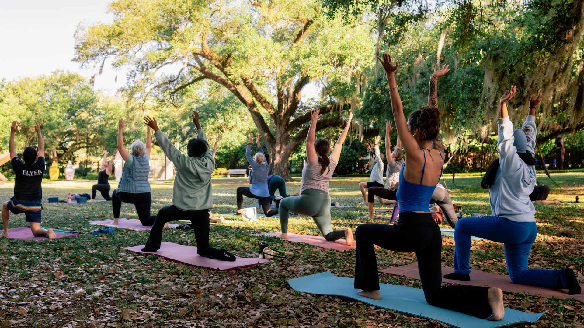Yoga in the Besthoff Sculpture Garden Every Saturday